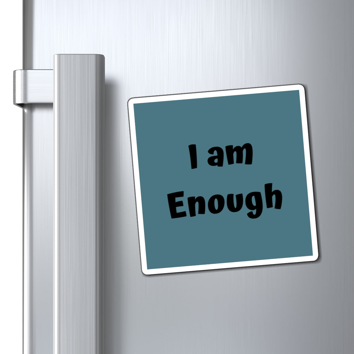 I am Enough Magnet Blue Large Print