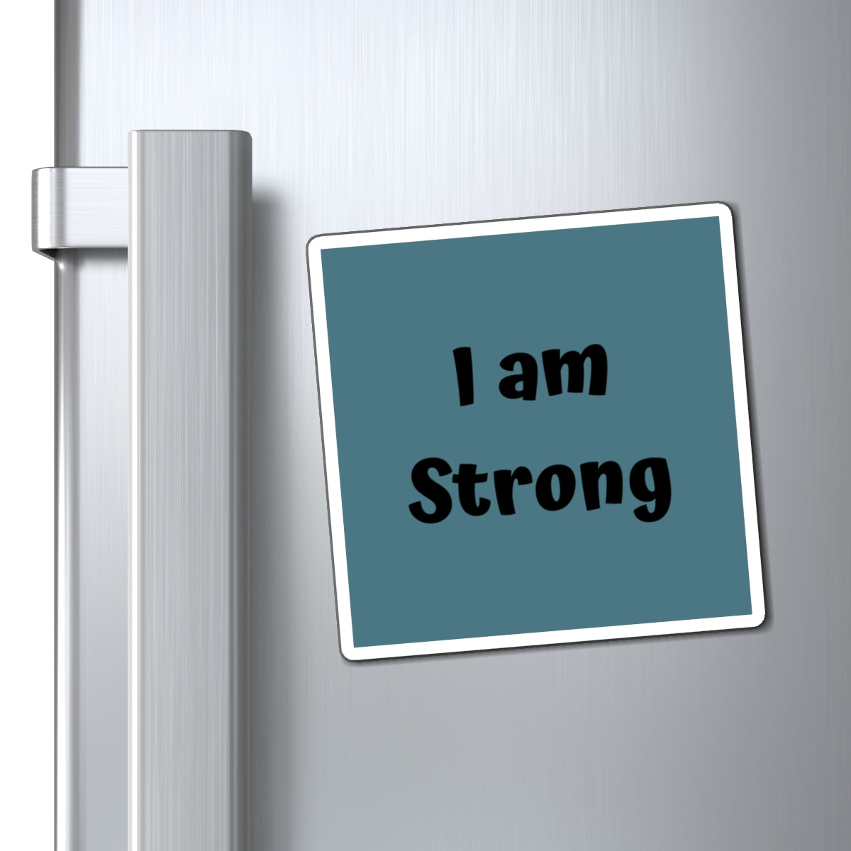 I am Strong Magnet Blue Large Print